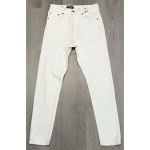 Levi's Premium 501 Skinny Jeans Women's 25x28 High Rise Bleached Button Fly NWT